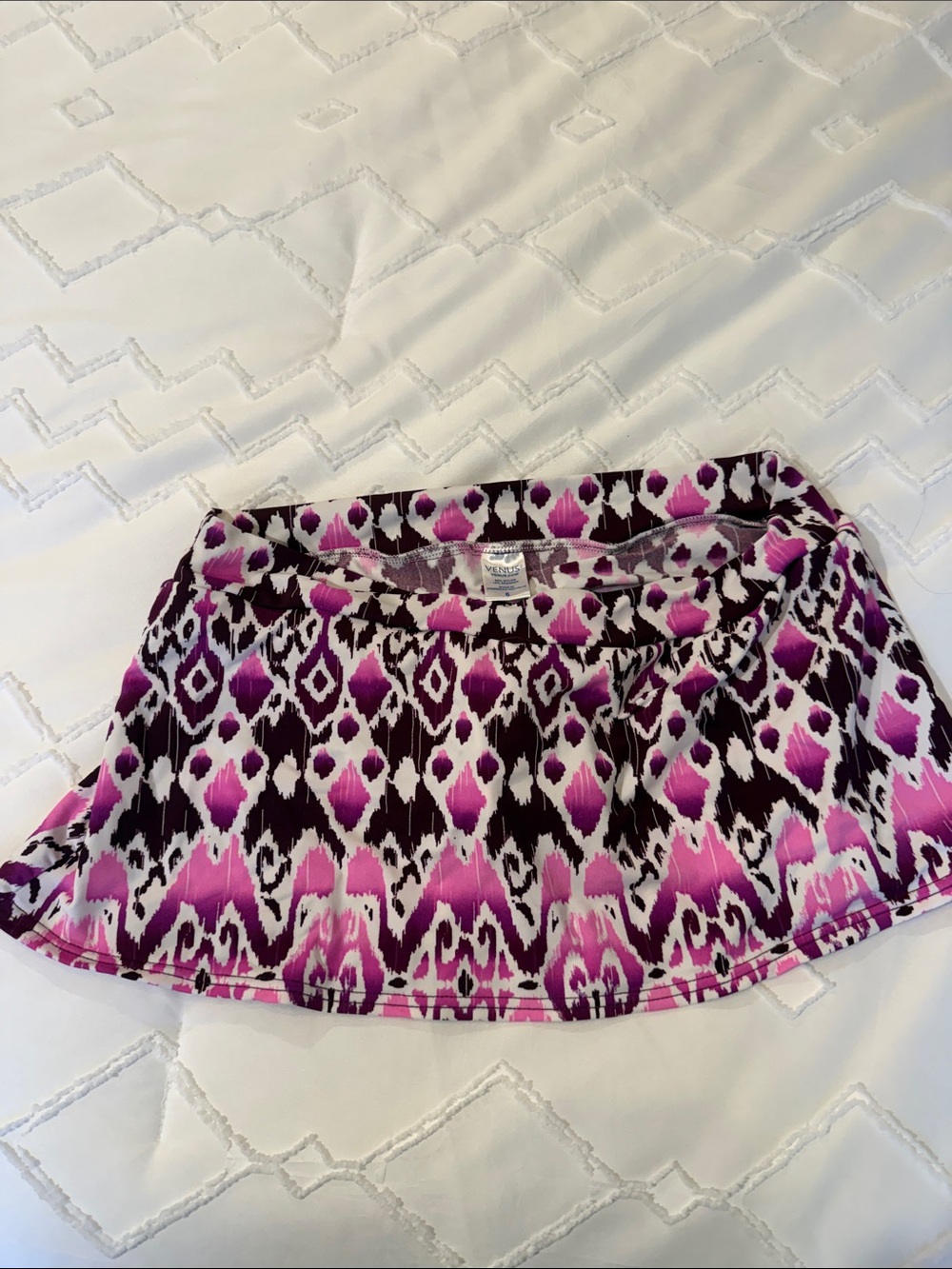 Pink Printed Women's swim Skirt